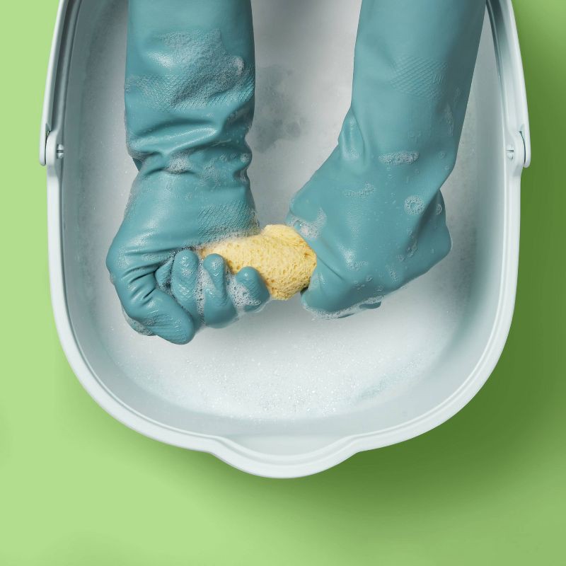 slide 2 of 3, Reusable Heavy Duty Latex Gloves - Medium - up&up™, 1 ct