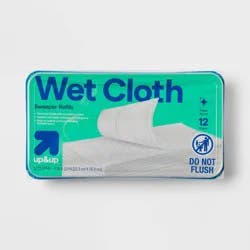 Floor Sweeper Wet Mopping Cloths Refills - Standard - 12ct - up&up™