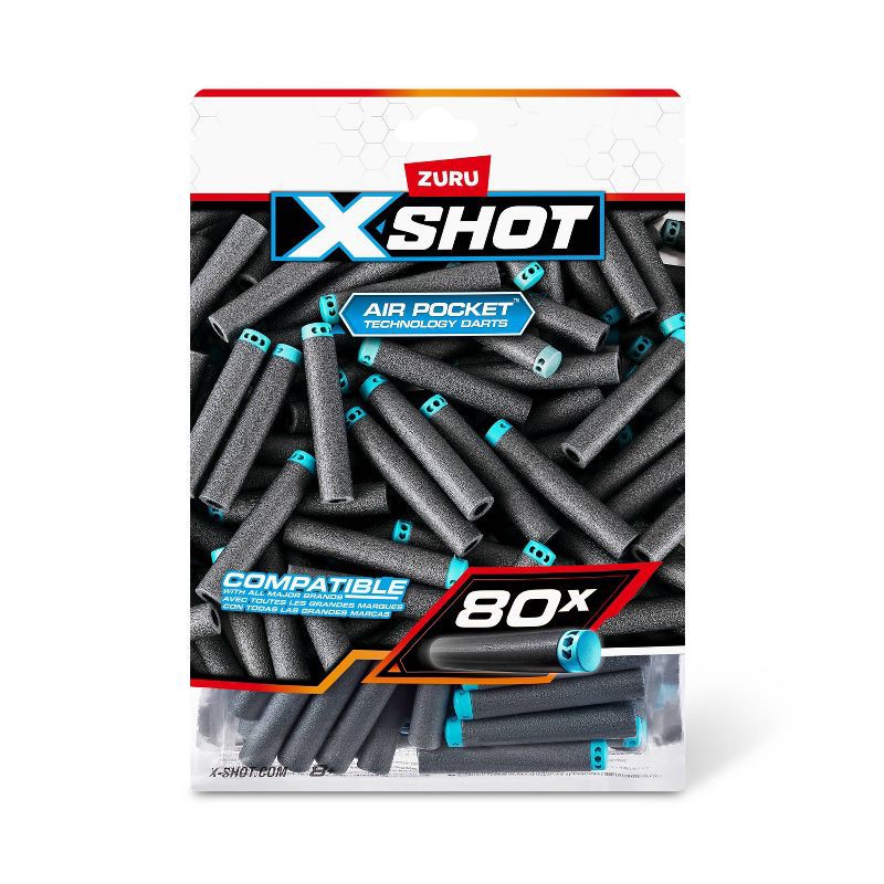 slide 2 of 7, XSHOT Dart Refill Toy Blaster - 80pk, 80 ct