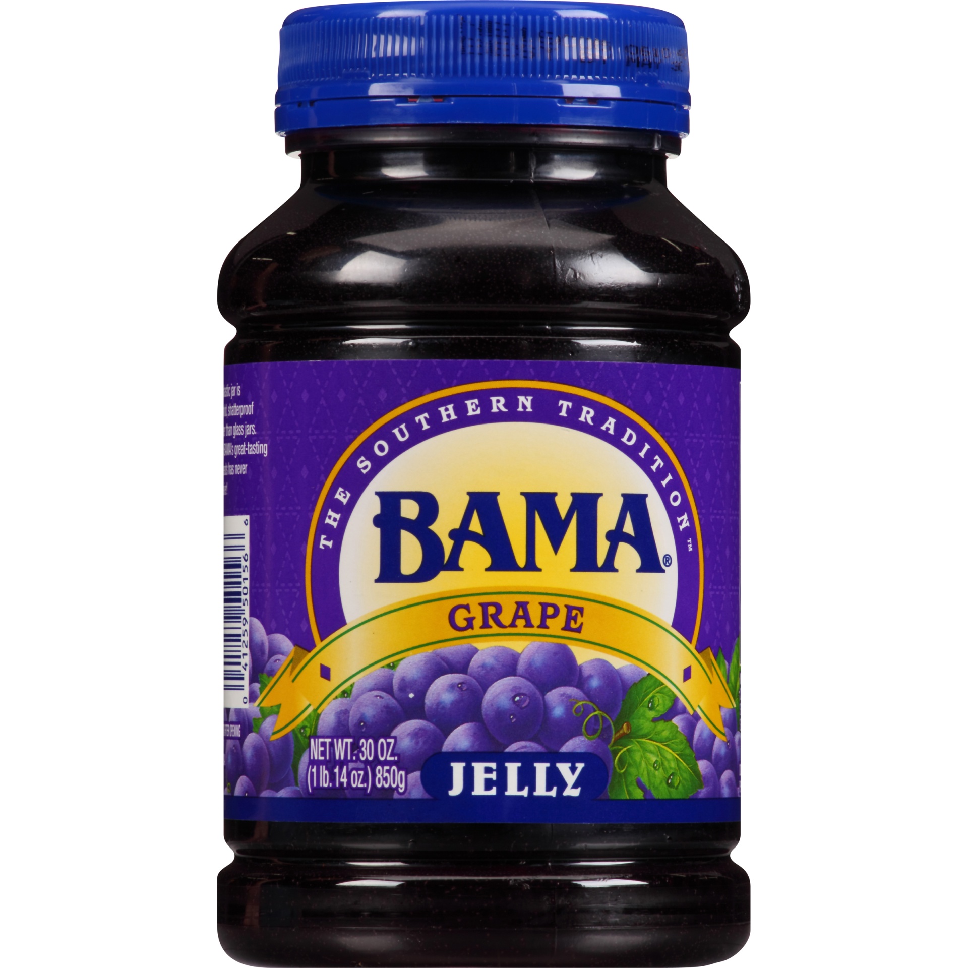 slide 3 of 6, BAMA Grape Jelly, 30 oz