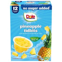 Dole Pineapple Tidbits in Water No Sugar Added