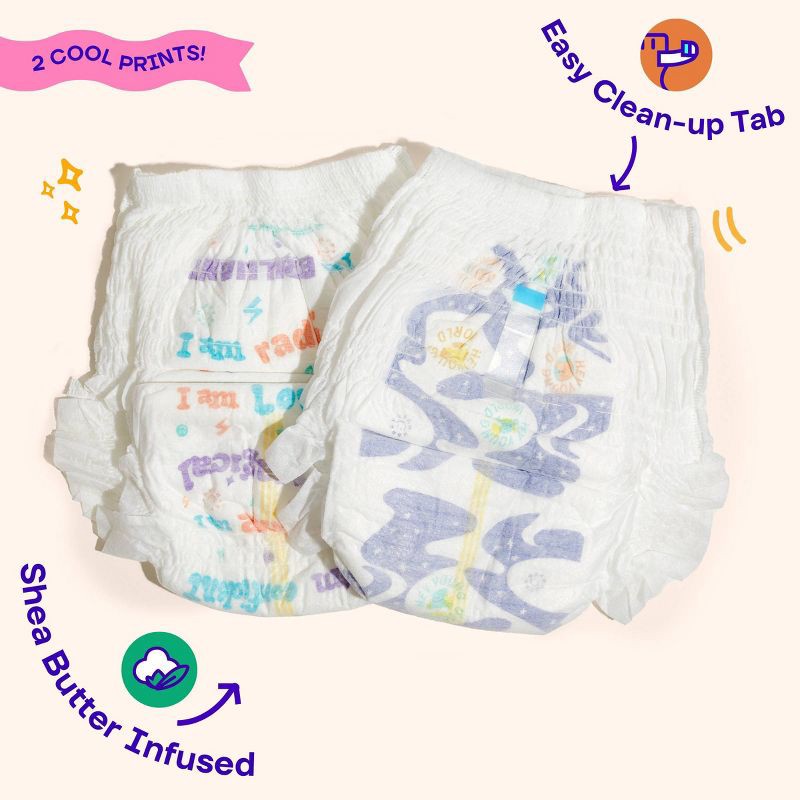 slide 2 of 12, Happy Hues Big-ups Disposable Training Pants - 2T-3T - 50ct, 50 ct