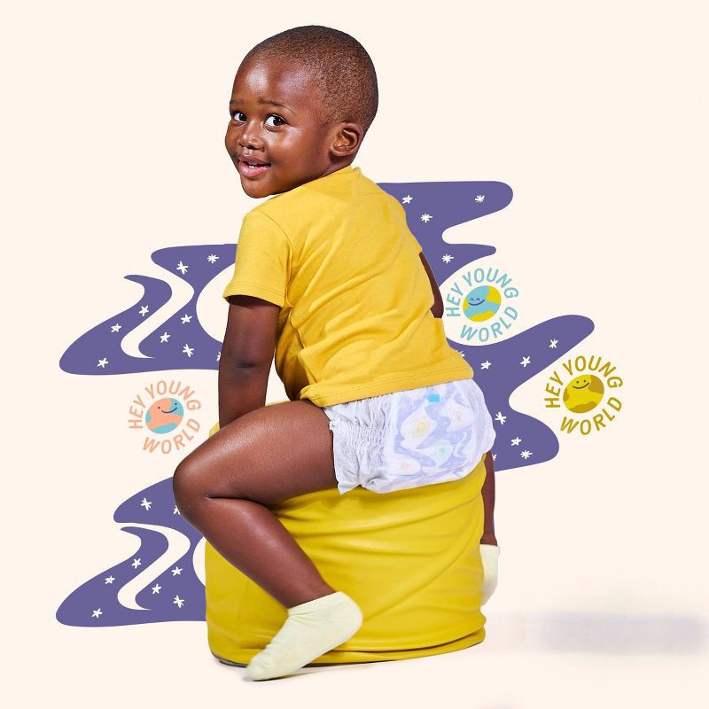 slide 6 of 12, Happy Hues Big-ups Disposable Training Pants - 2T-3T - 50ct, 50 ct