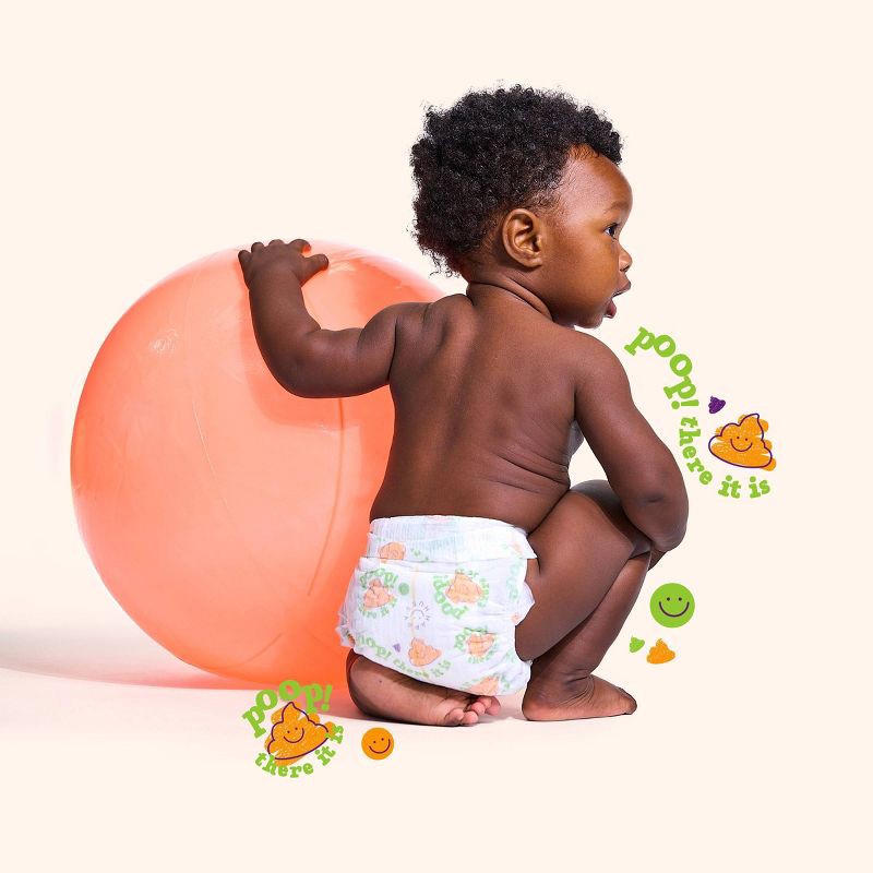 slide 8 of 10, Happy Hues Go-Getters Disposable Diapers Trial Pack - Size 5 - 14ct, 5 x 14 ct