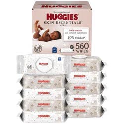 Huggies Skin Essentials Baby Wipes - 560ct -10pk