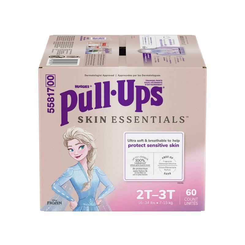 slide 2 of 11, Pull-Ups Girls' Skin Essentials Luxury Training Pants - Size 2T-3T - 60ct, 60 ct