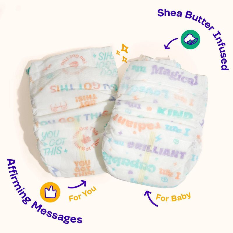 slide 3 of 10, Happy Hues Cuddlers Disposable Diapers Trial Pack - 14ct - Size 3, 14 ct