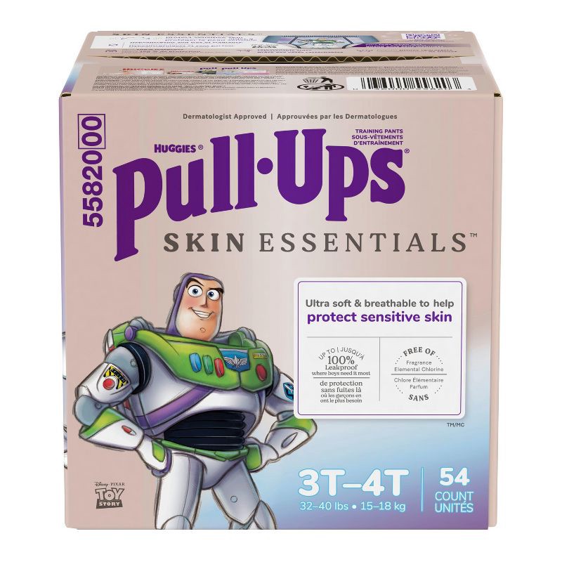 slide 2 of 10, Pull-Ups Boys' Skin Essentials Luxury Training Pants - 3T-4T - 54ct, 54 ct