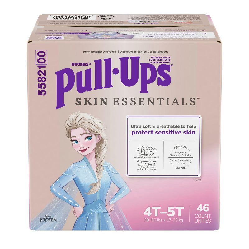 slide 2 of 11, Pull-Ups Girls' Skin Essentials Luxury Training Pants - Size 4T-5T - 46ct, 46 ct