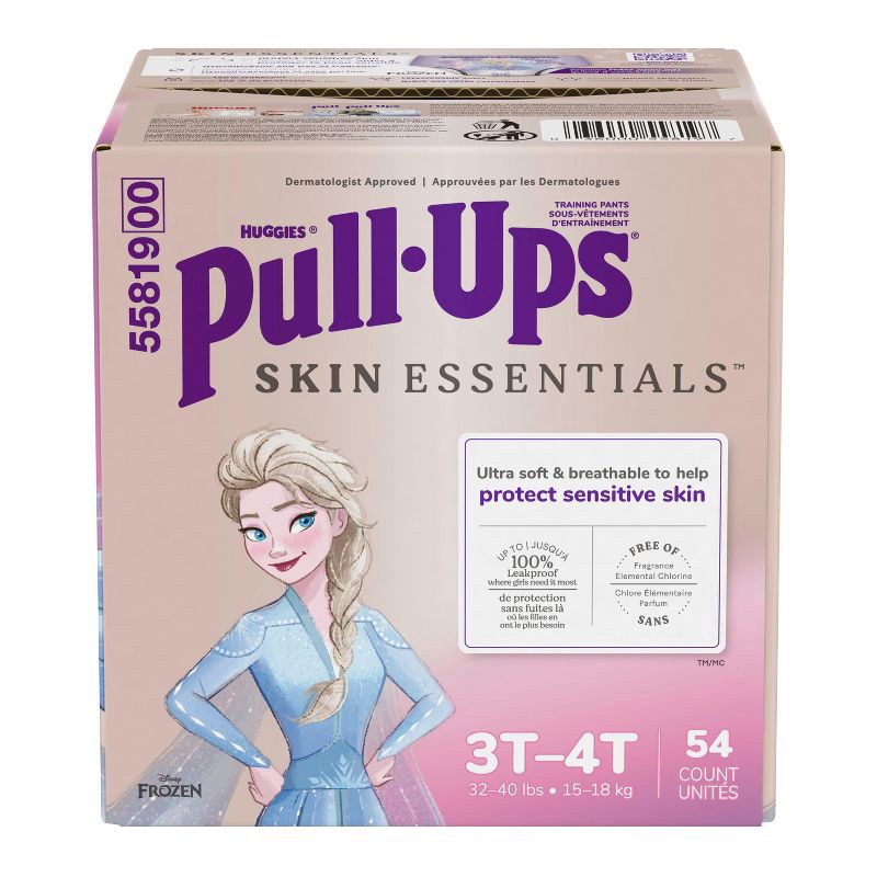 slide 2 of 11, Pull-Ups Girls' Skin Essentials Luxury Training Pants - Size 3T-4T - 54ct, 54 ct