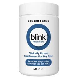 Blink NutriTears Supplement for Dry Eyes Softgels - 50ct