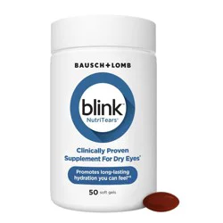 Blink NutriTears Supplement for Dry Eyes Softgels - 50ct