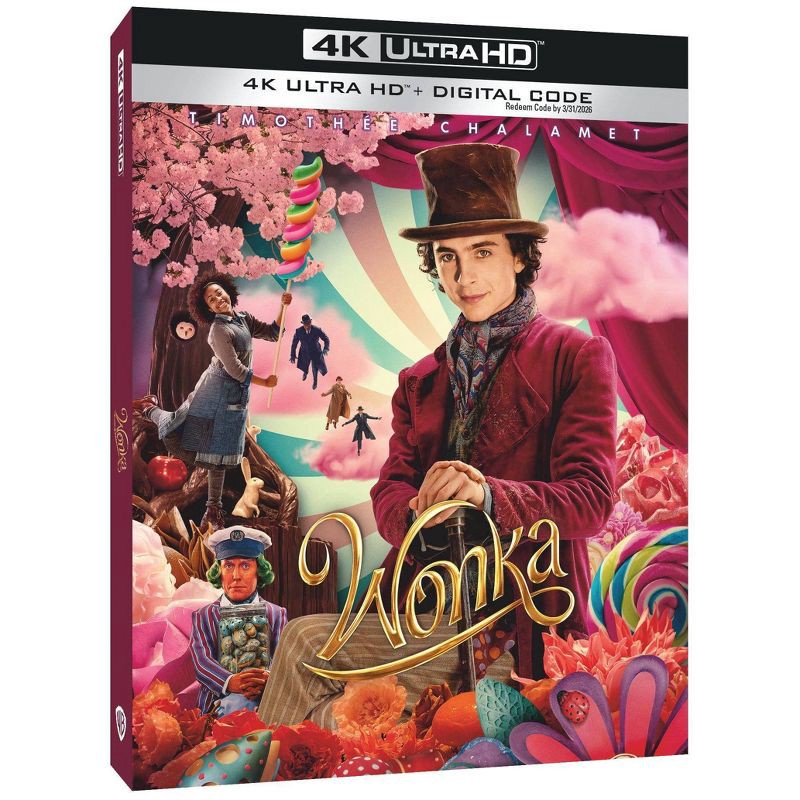 slide 2 of 4, Warner Home Video Wonka (4K/UHD), 1 ct