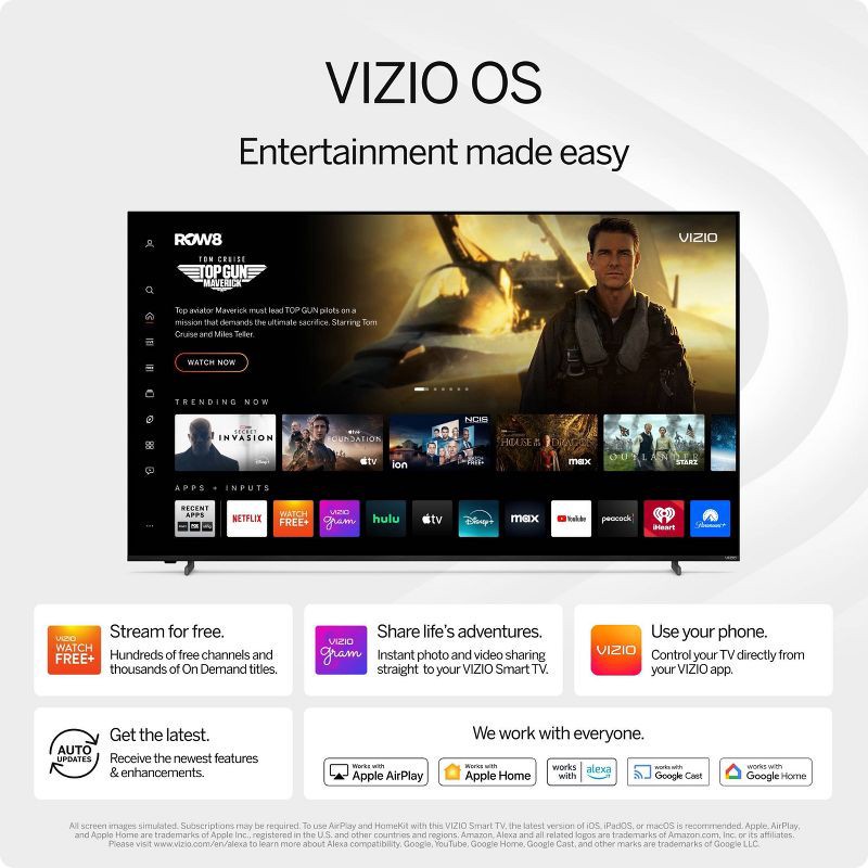 slide 6 of 15, VIZIO 32" Class HD 720p LED Smart TV - VHD32M-08, 1 ct