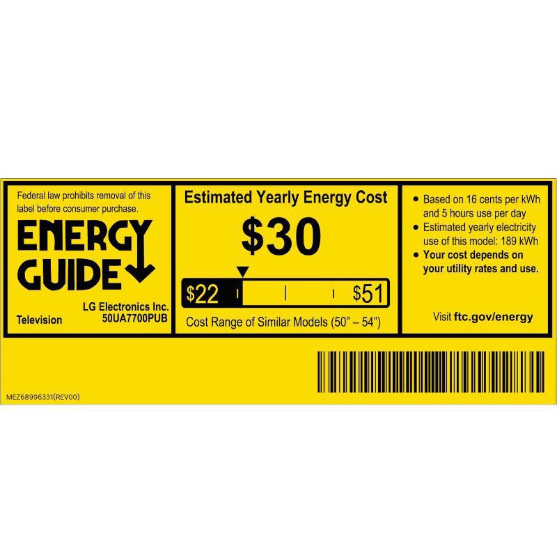 slide 16 of 16, LG Electronics LG 50" Class 4K HDR Smart LED TV - UA7700, 1 ct