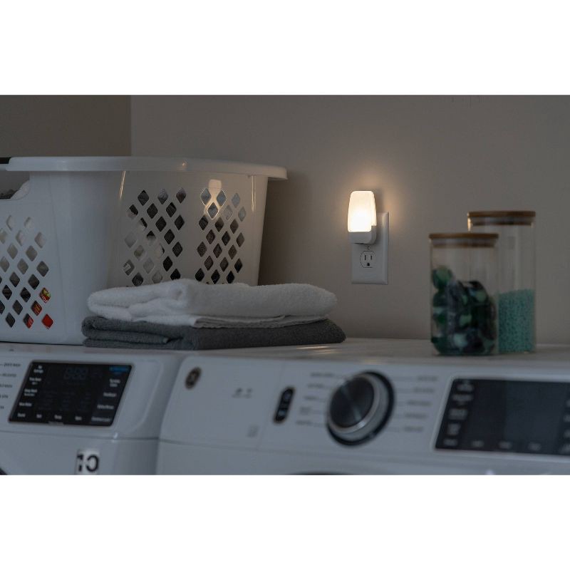 slide 8 of 15, Energizer 2pk LED Contemporary Night Lights: Plug-In Wall Nightlight, Electric, White, All Ages, No Assembly Required, 2 ct