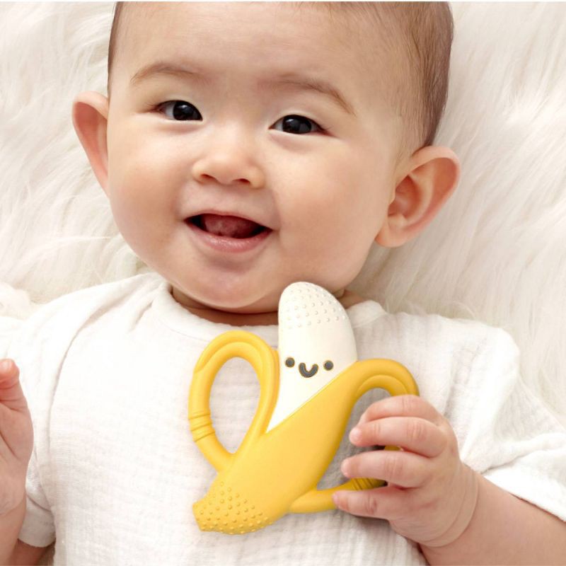 slide 2 of 6, Itzy Ritzy Easy Hold Teether - Banana, 1 ct