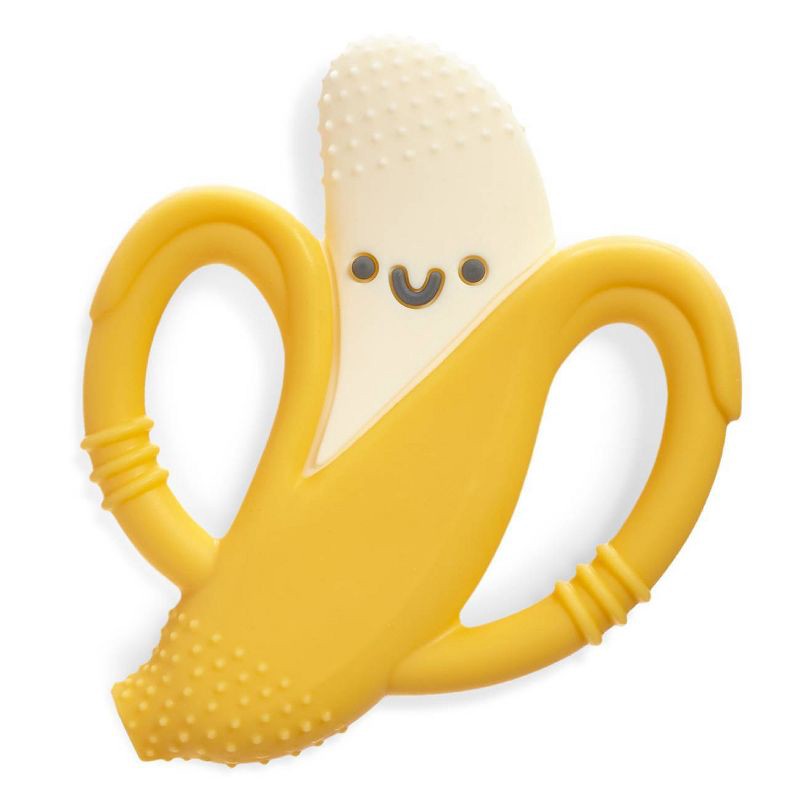 slide 1 of 6, Itzy Ritzy Easy Hold Teether - Banana, 1 ct