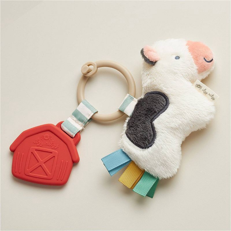 slide 6 of 8, Itzy Ritzy Pal Teether - Cow, 1 ct
