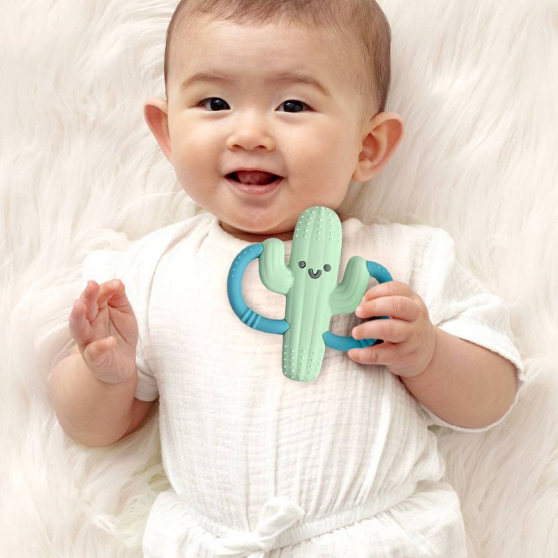 slide 3 of 8, Itzy Ritzy Easy Hold Teether - Cactus, 1 ct