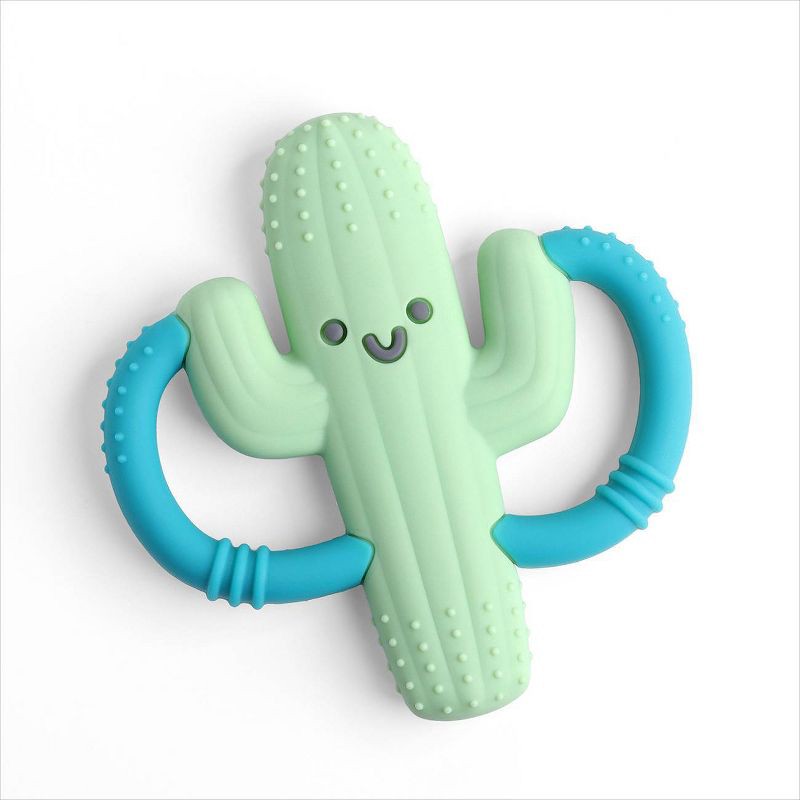 slide 1 of 8, Itzy Ritzy Easy Hold Teether - Cactus, 1 ct