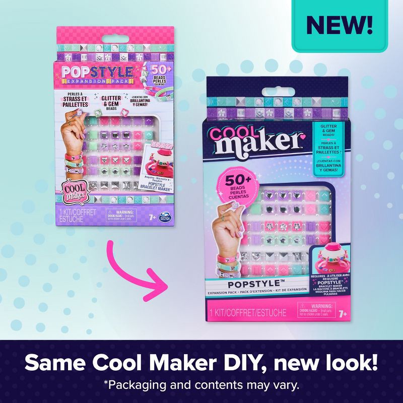 slide 6 of 9, Cool Maker Pop Style Glitter & Gem Expansion Pack, 1 ct