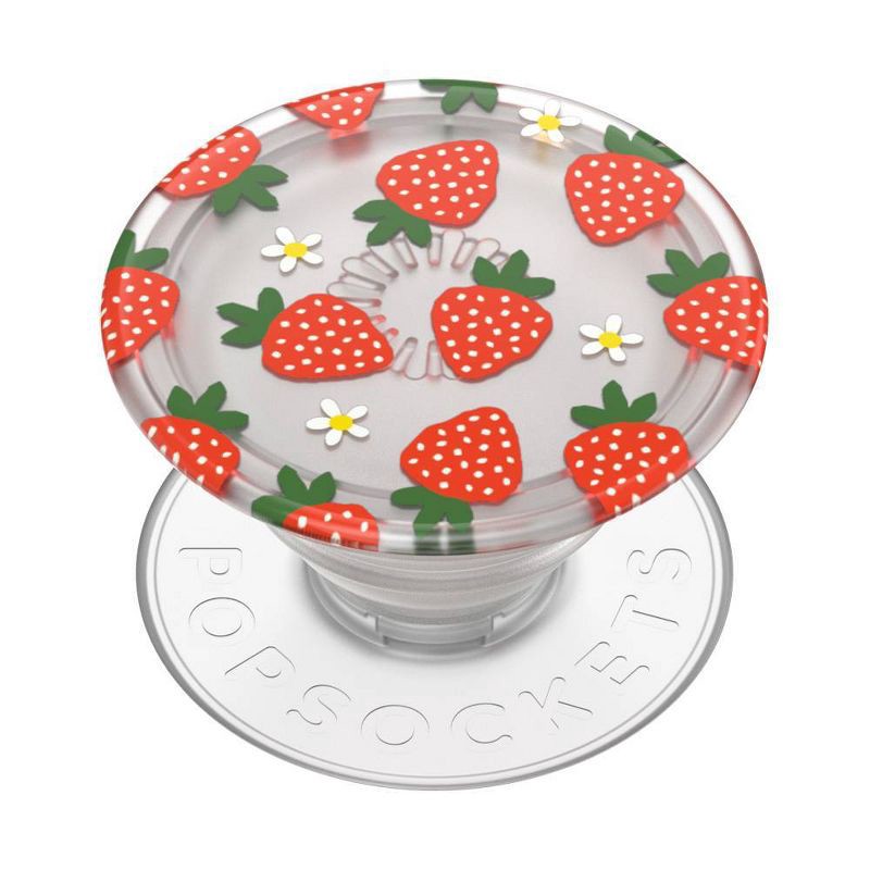 slide 1 of 5, PopSockets PlantCore Translucent Cell Phone Grip & Stand - Berries and Cream, 1 ct