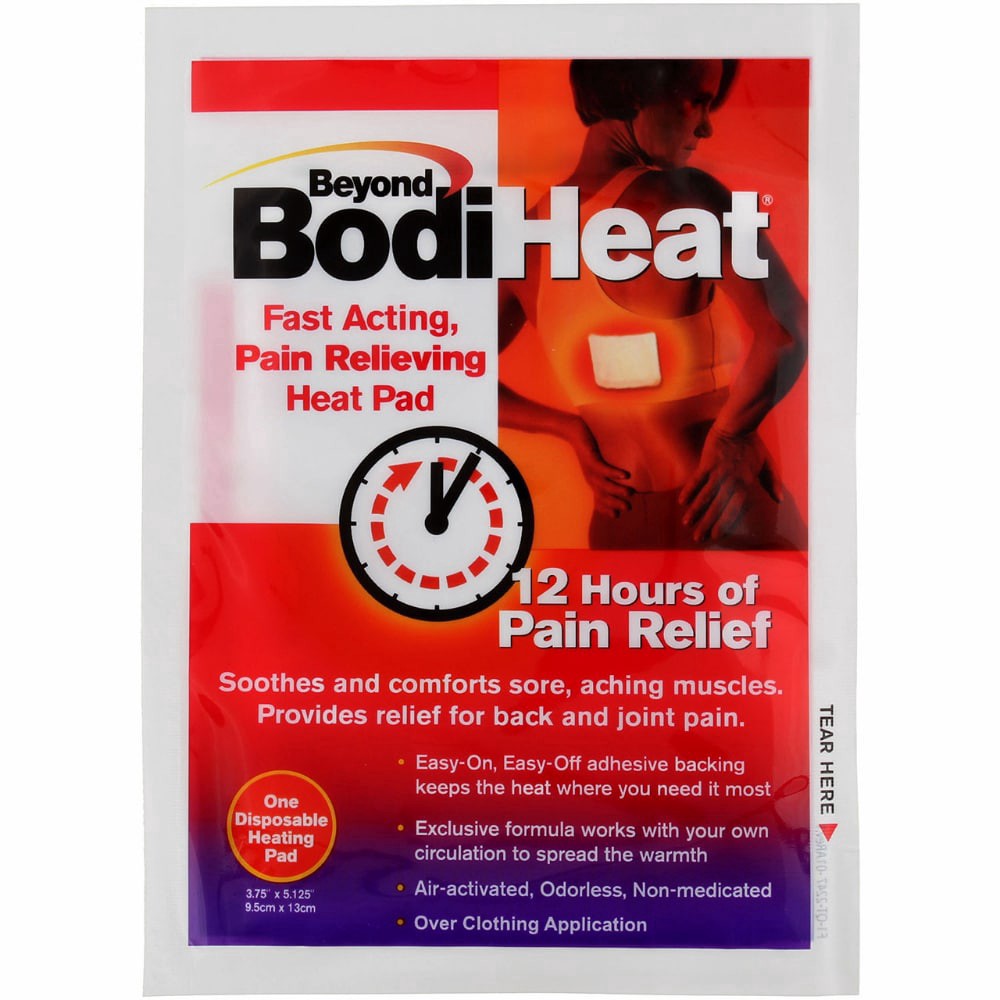 slide 1 of 1, Beyond BodiHeat Fast Acting Pain Relieving Heat Pad, 1 ct