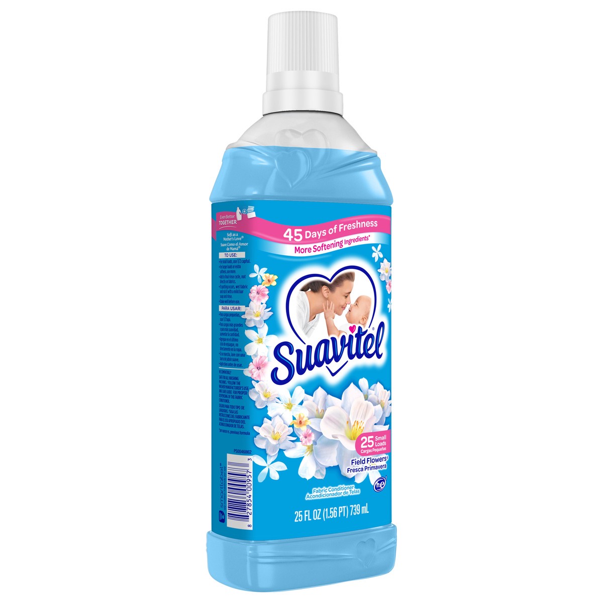 slide 2 of 9, Suavitel Fabric Softener, Field Flowers, 25 Oz., 25 fl oz