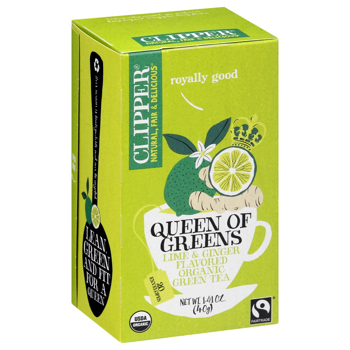 slide 13 of 13, Clipper Queen of Greens Green Tea, 20 ct