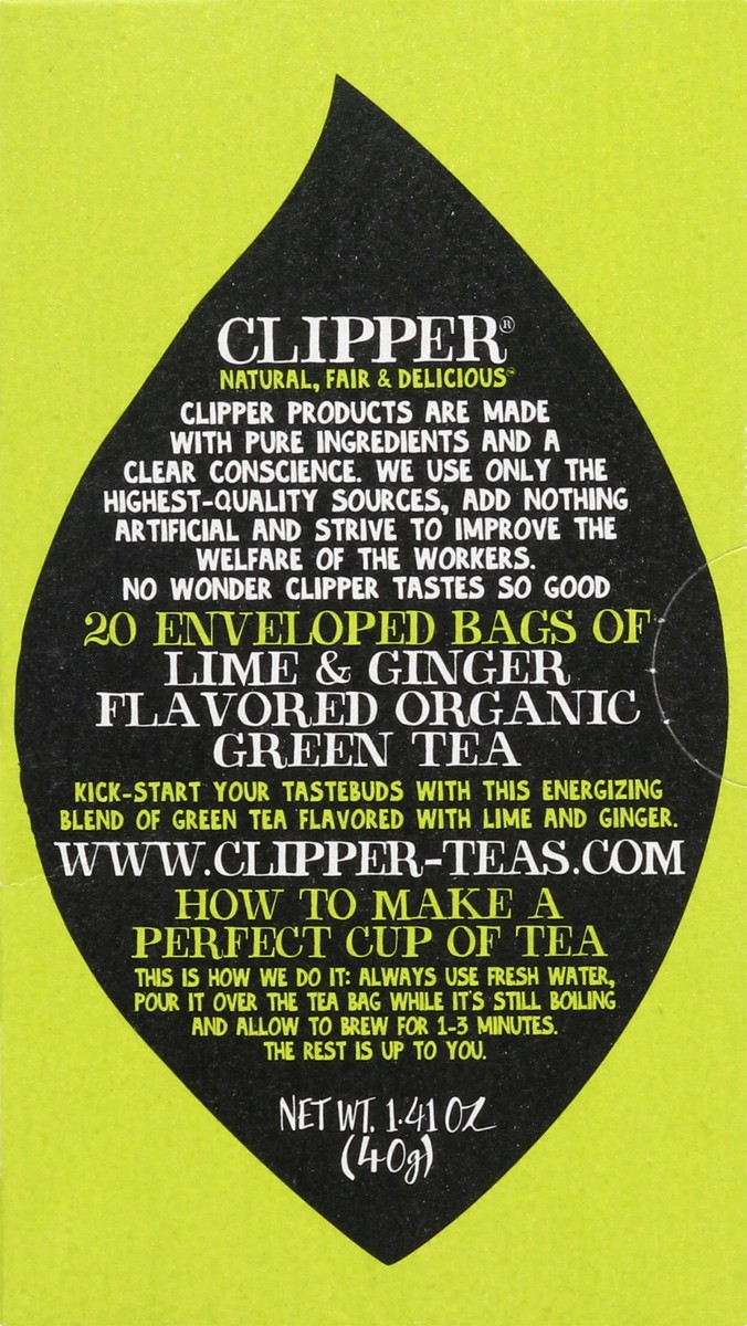 slide 6 of 13, Clipper Queen of Greens Green Tea, 20 ct