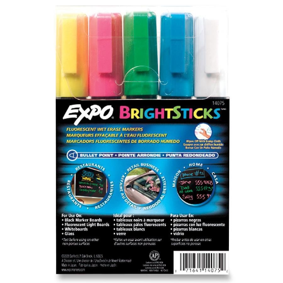 slide 2 of 3, Expo Bright Sticks Marker Set, 5 ct