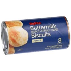 Hy-vee Buttermilk Flavored Jumbos Biscuits - 16 oz