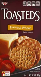 Toasteds Crackers 8 oz