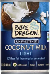 Blue Dragon Light Unsweetened Coconut Milk 13.5 oz