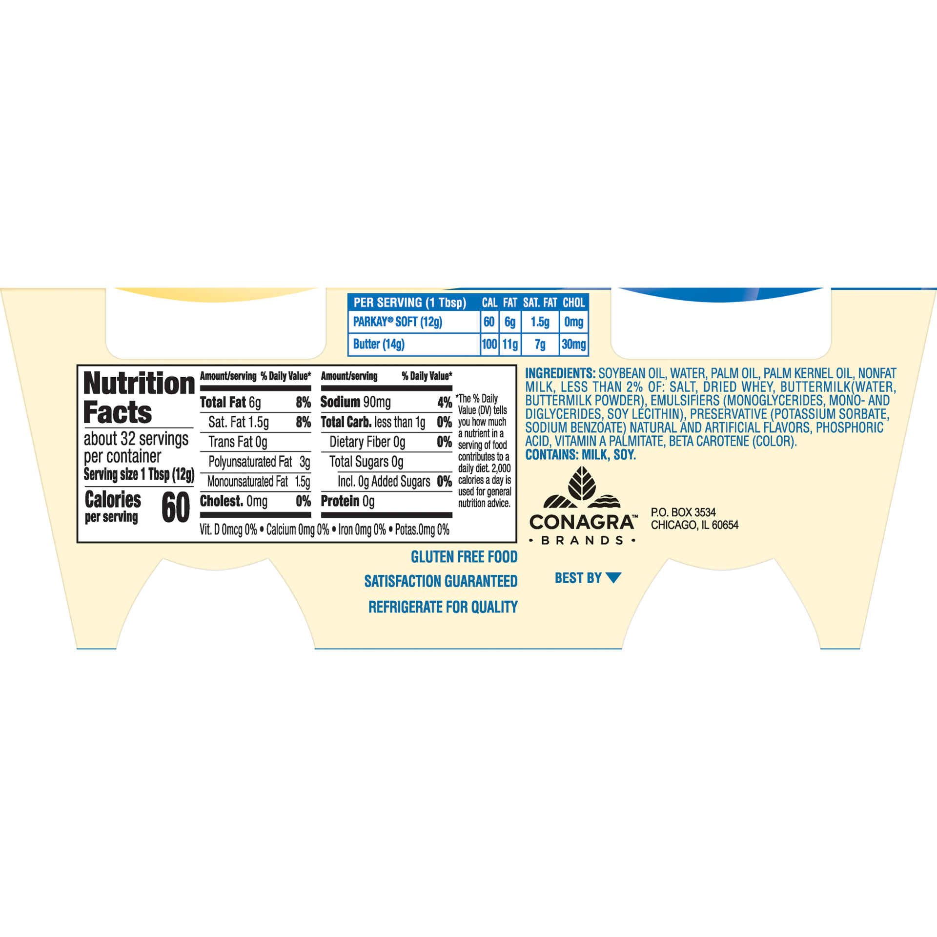 slide 2 of 2, Parkay Two Pack Margarine Sleeve, 13.4 oz