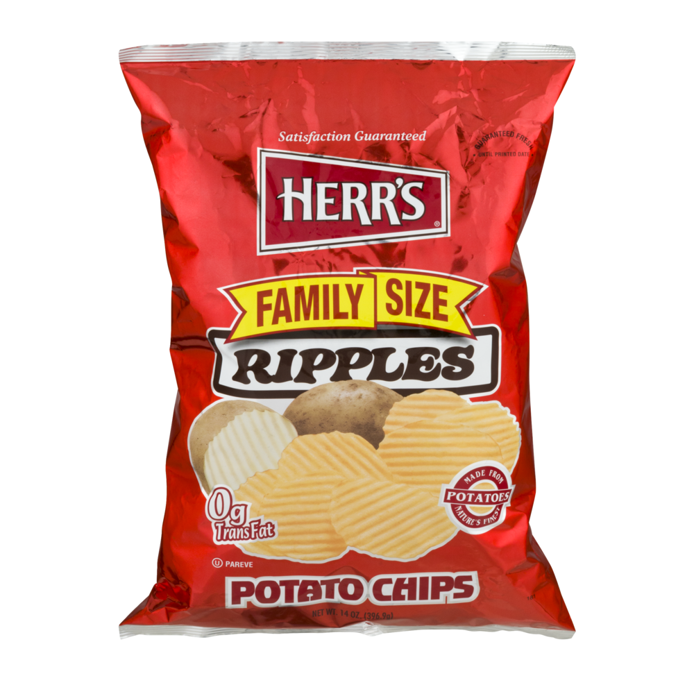 Herr's Ripple Potato Chips 14 oz | Shipt