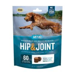 VetIQ Hip & Joint Dog Chew Chicken 60ct
