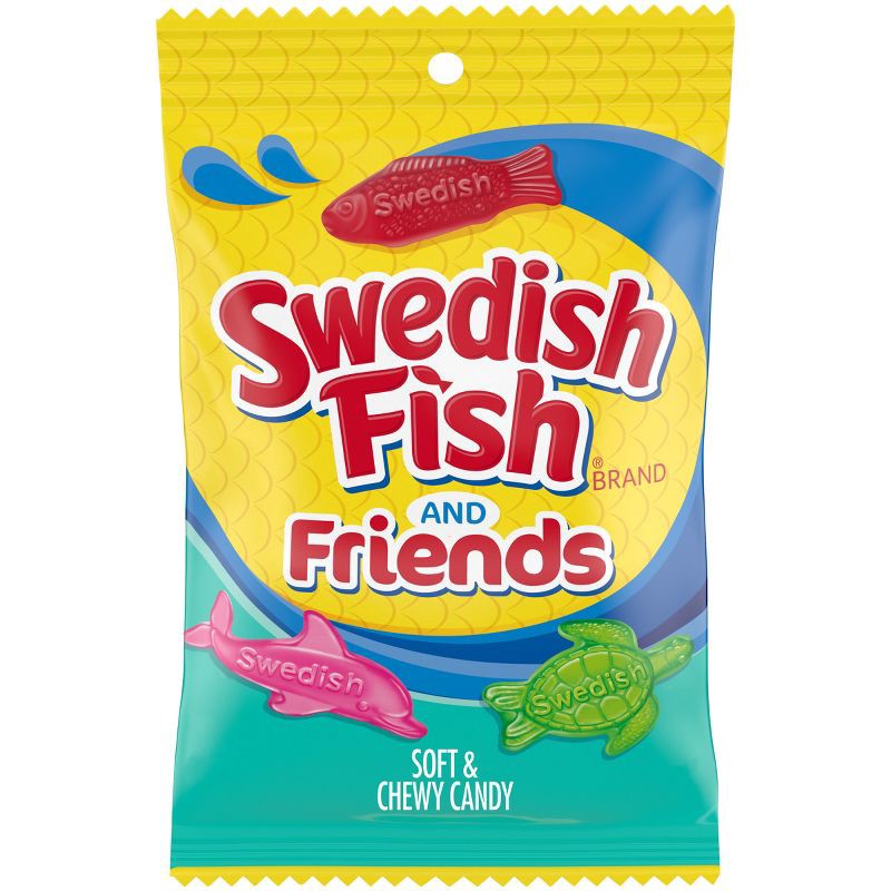 slide 1 of 15, Swedish Fish & Friends Soft & Chewy Candy - 8oz, 8 oz