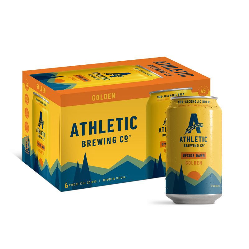 slide 9 of 10, Athletic Brewing Company Upside Dawn Non-Alcoholic Golden Ale - 6pk/12 fl oz Cans, 6 ct; 12 fl oz