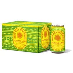 Best Day Brewing Best Day Electro Lime Non-Alcoholic Beer Lager - 6pk/12 fl oz Cans
