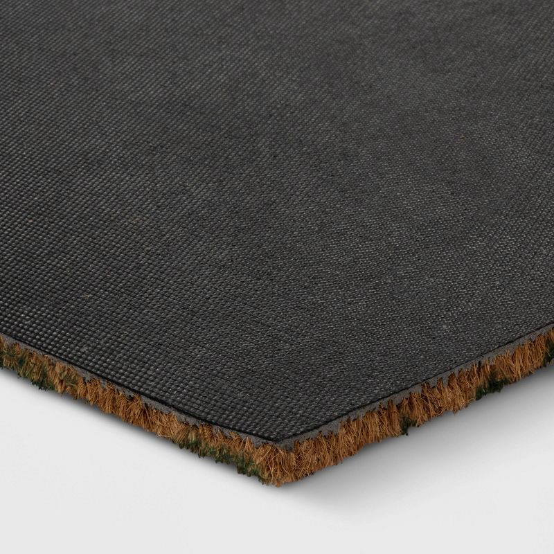 slide 4 of 4, 1'6"x2'6" Palms Rectangular Outdoor Doormat Green - Threshold™, 1 ct