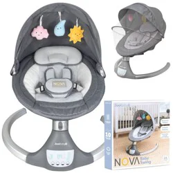 Jool Baby Nova Motorized Infant Baby Swing - Gray