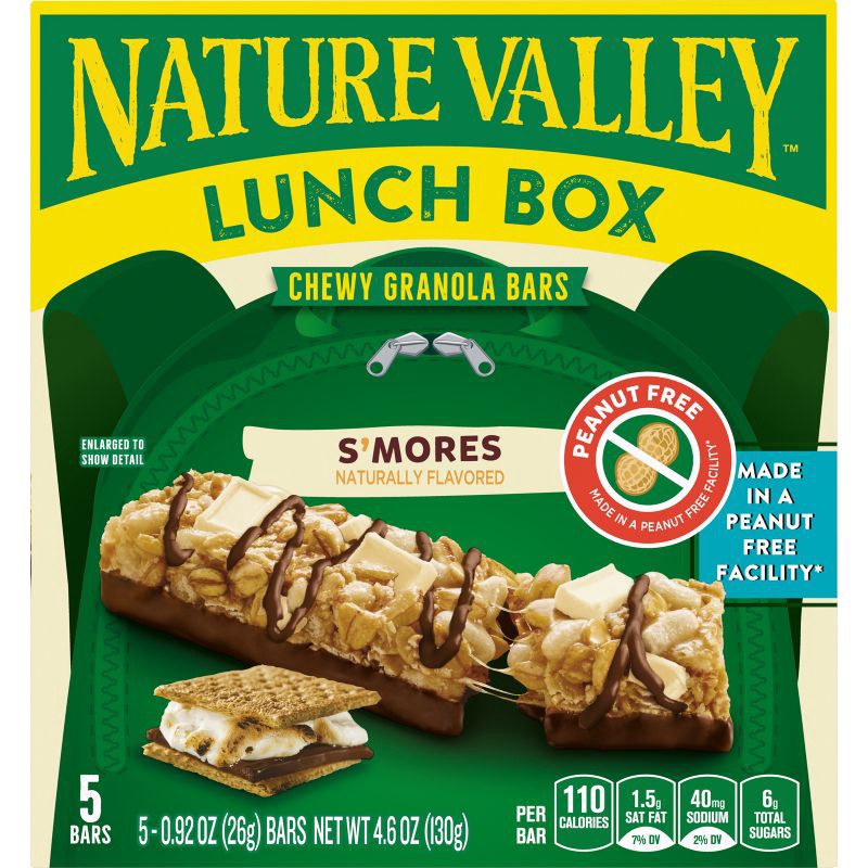 slide 2 of 10, Nature Valley Lunchbox S'mores - 4.59oz/5ct, 4.59 oz, 5 ct