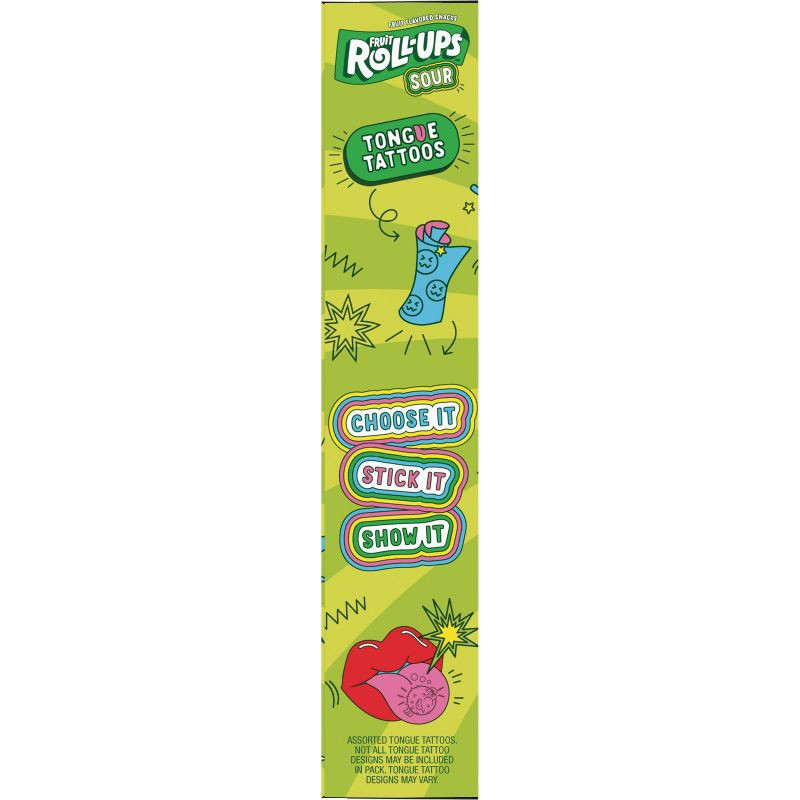 slide 5 of 7, Fruit Roll-Ups Fruit Rollups Sour - 5oz/10ct, 5 oz, 10 ct