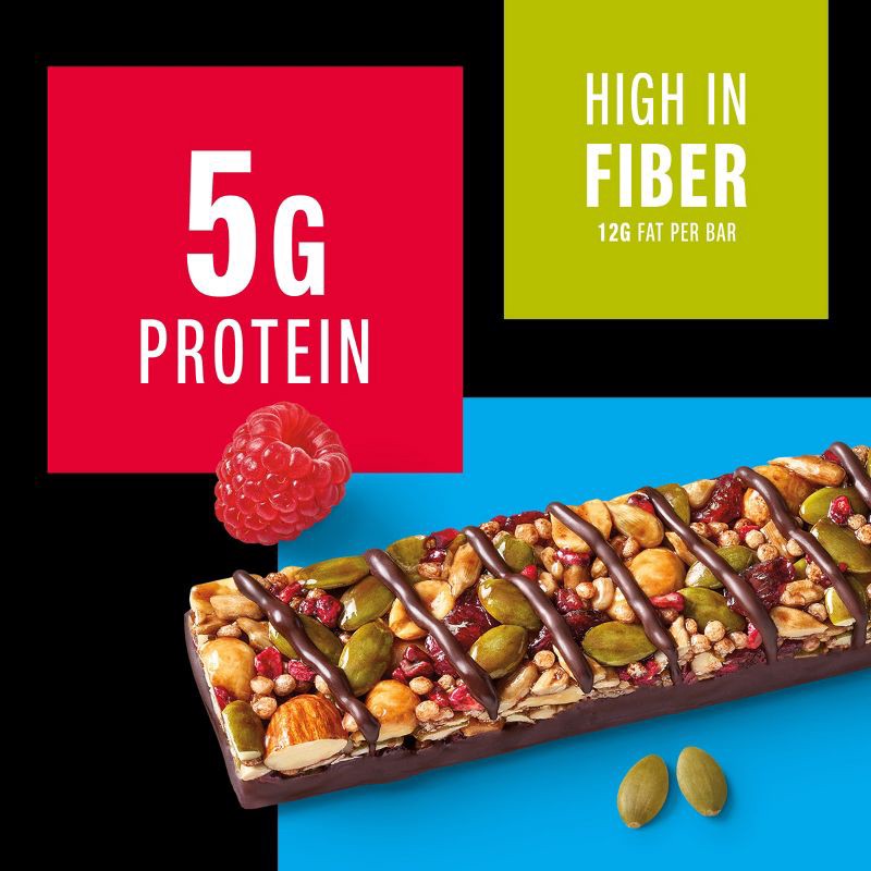 slide 2 of 10, KIND Bars Dark Chocolate Raspberry Pumpkin Seed Gluten Free Snacks - 8.4oz/6ct, 6 ct; 8.4 oz