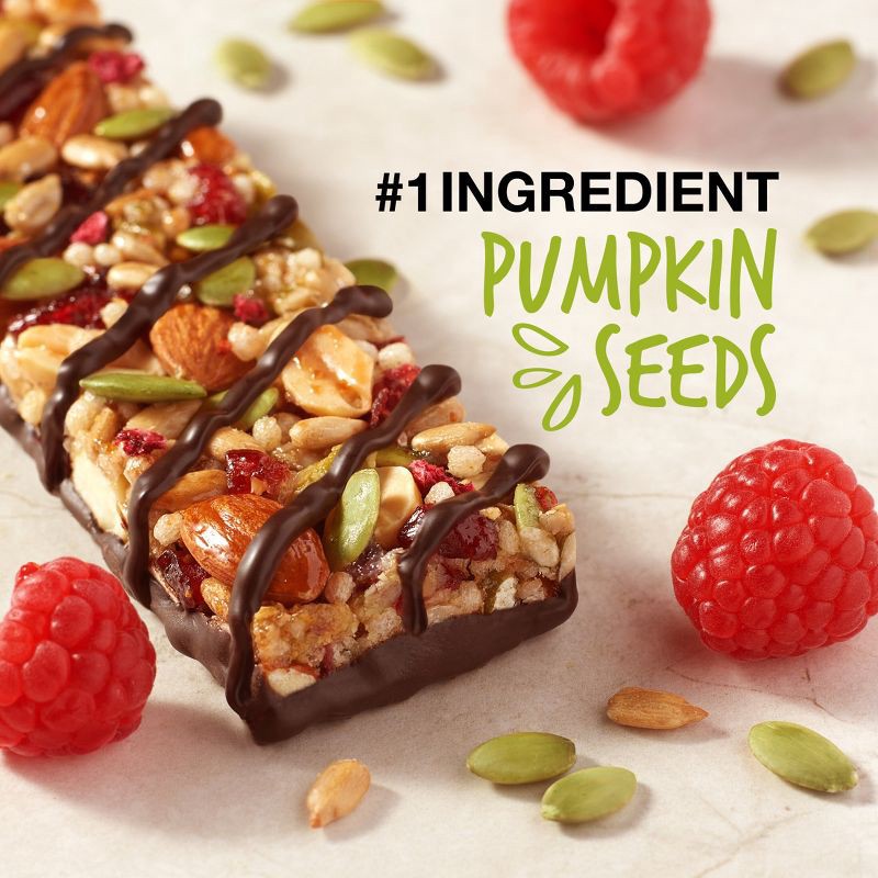 slide 10 of 10, KIND Bars Dark Chocolate Raspberry Pumpkin Seed Gluten Free Snacks - 8.4oz/6ct, 6 ct; 8.4 oz