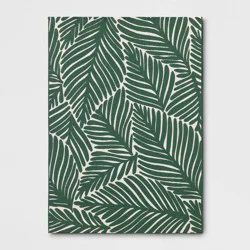 5'x7' Palms Outdoor Area Rug Green - Threshold™