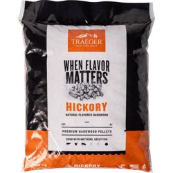 Traeger Hickory Pellets 18lbs Wood