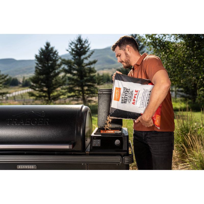 slide 6 of 7, Traeger Apple Pellets 18lbs Wood, 18 lb